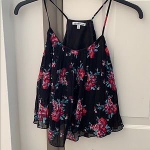 Charlotte Russe floral tank top